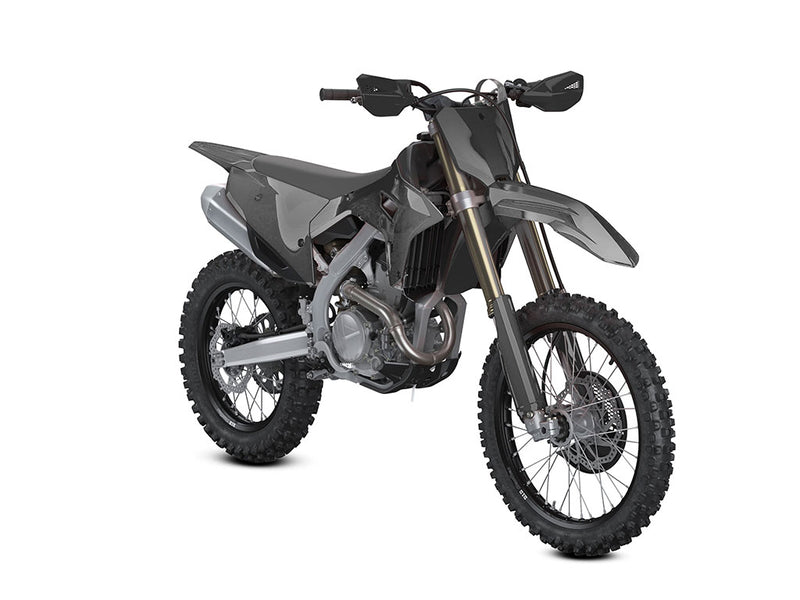 Rwraps Chrome Black Dirt Bike Wraps