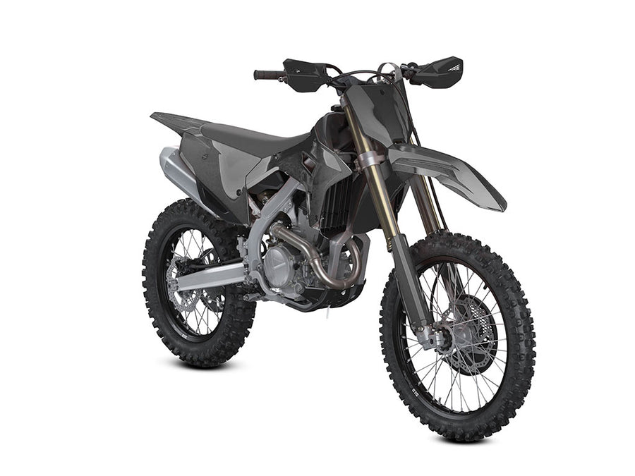 Rwraps Chrome Black Dirt Bike Wraps