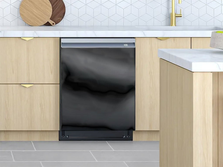 Rwraps™ Chrome Black Custom Dishwasher Cover