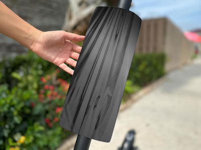 Rwraps Chrome Black Do-It-Yourself E-Scooter Wraps