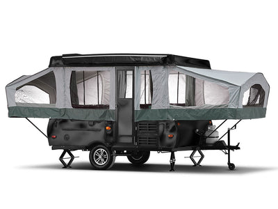 Rwraps Chrome Black DIY Truck Camper Wraps