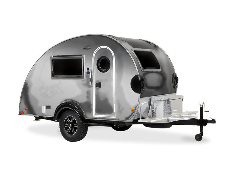 Rwraps Chrome Black Do-It-Yourself Truck Camper Wraps
