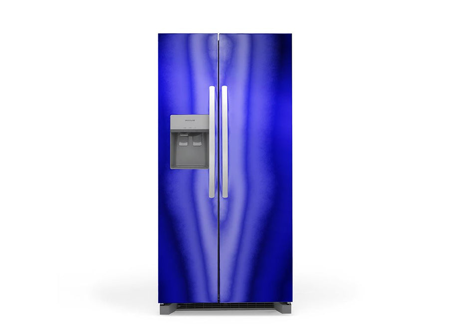 Rwraps™ Chrome Blue Refrigerator Wraps