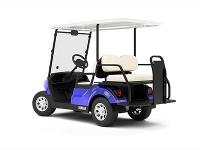 Rwraps Chrome Blue Golf Cart Vinyl Wraps