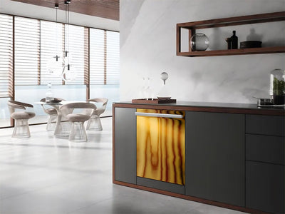 Rwraps™ Chrome Gold Wrapped Dishwasher Example