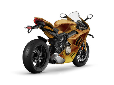 Rwraps Chrome Gold DIY Motorcycle Wraps