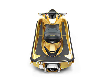 Rwraps Chrome Gold Jet Ski Vinyl Wraps