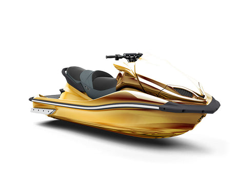 Rwraps™ Chrome Gold Vinyl Jet Ski Wrap