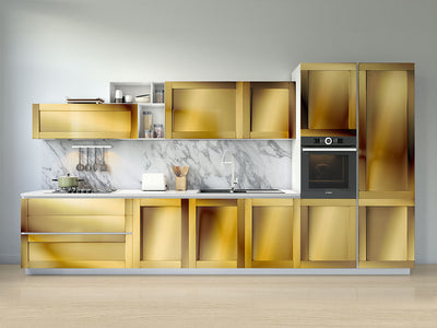 Rwraps™ Chrome Gold Kitchen Cabinet Wraps