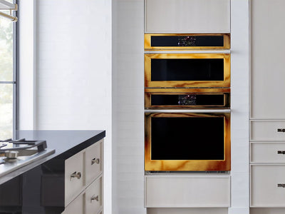 Rwraps Chrome Gold DIY Built-In Oven Wraps