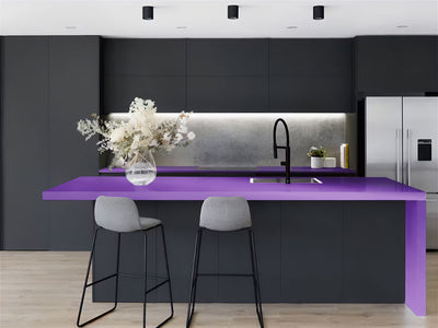 Rwraps™ Chrome Purple Kitchen Countertop Wraps
