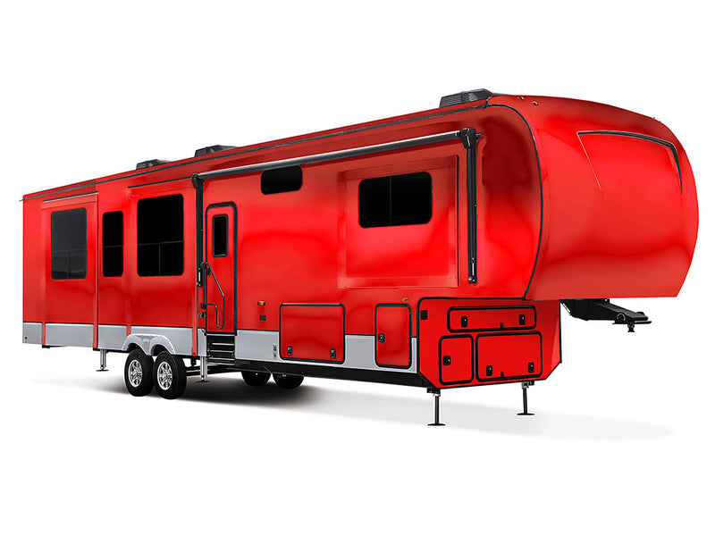 Rwraps Chrome Red Truck Camper Vinyl Wraps