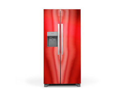 Rwraps™ Chrome Red Refrigerator Wraps