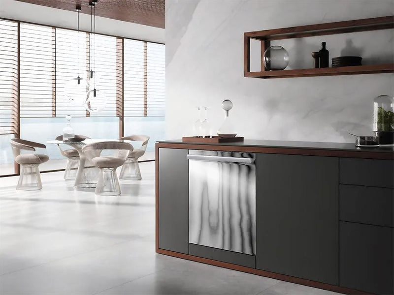 Rwraps™ Chrome Silver Wrapped Dishwasher Example