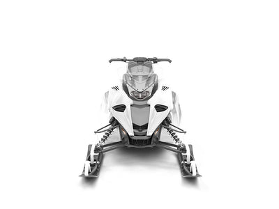 Rwraps Chrome Silver DIY Snowmobile Wraps