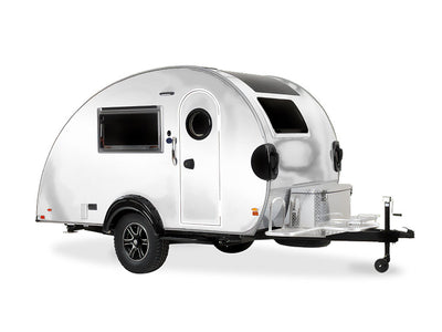 Rwraps Chrome Silver DIY Tear Drop Trailer Wraps