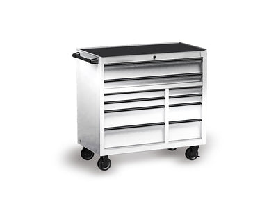 Rwraps™ Chrome Silver Tool Cabinet Wraps