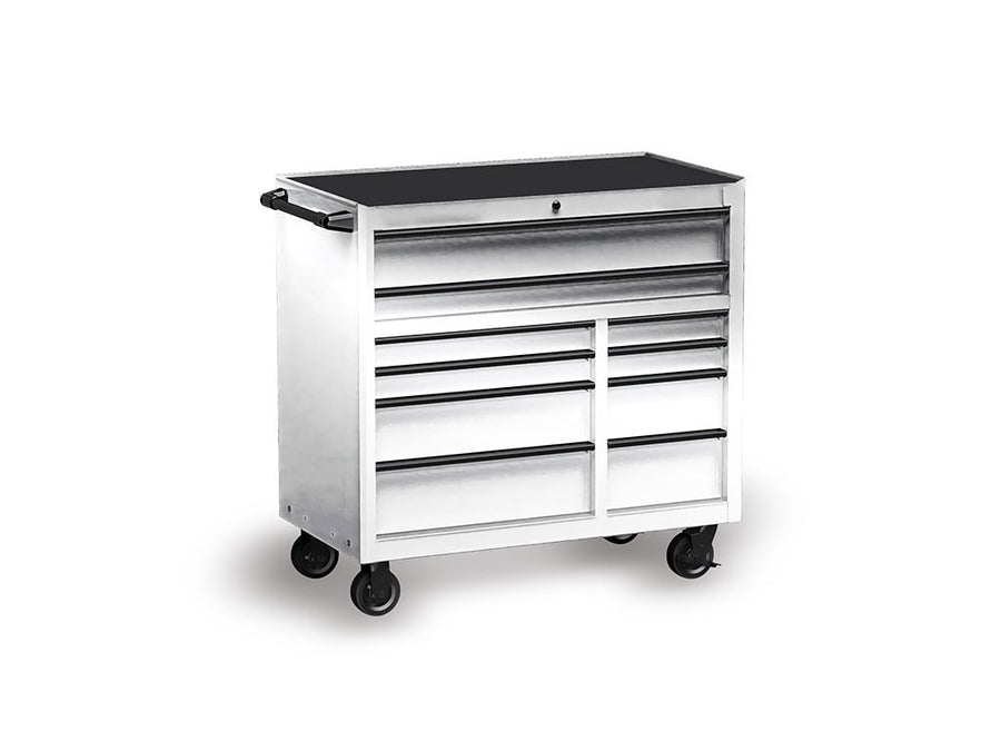 Rwraps™ Chrome Silver Tool Cabinet Wraps