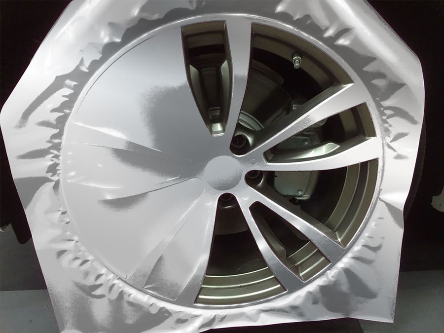 Rwraps™ Chrome Silver Custom Wheel Installation Process