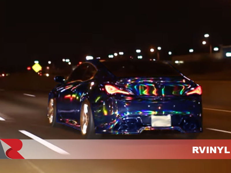 Rwraps Holgraphic Neo Chrome Blue Wrap