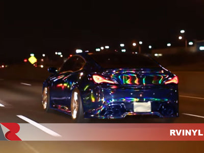 Rwraps Holgraphic Neo Chrome Blue Wrap