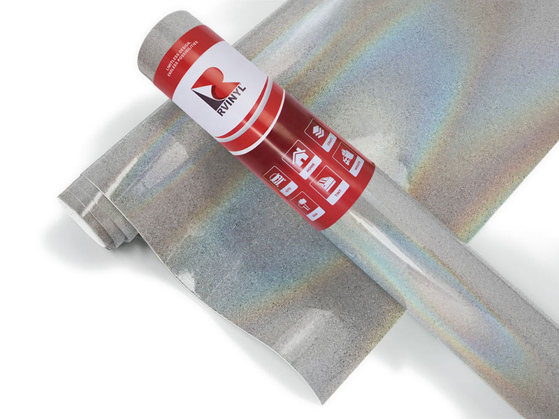 Silver Diamond Chameleon Vinyl Film Wrap