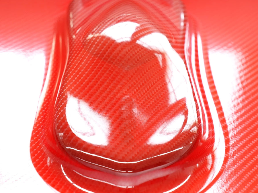 Rwraps Epoxy 5D Red Carbon Fiber Film~Rwraps Epoxy 5D Red Carbon Fiber Car Wrap~1
