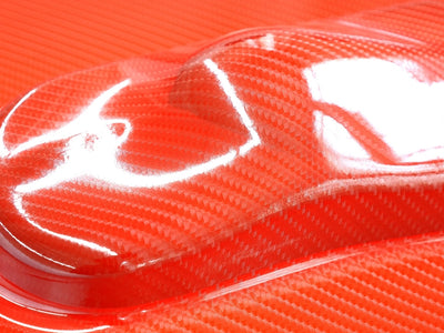Rwraps Epoxy 5D Red Carbon Fiber Film~Rwraps Epoxy 5D Red Carbon Fiber Vehicle Wrap~1