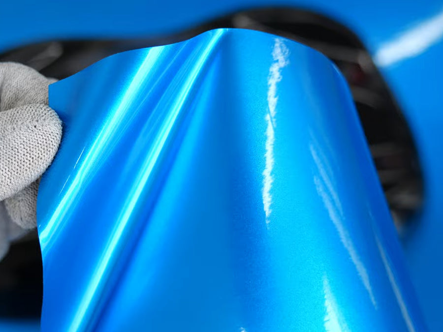 Rwraps Gloss Bright Blue Metallic Vinyl~Rwraps Gloss Blue Metallic Vinyl Sheet~1