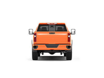Rwraps Gloss Orange (Fire) Truck Vinyl Wraps