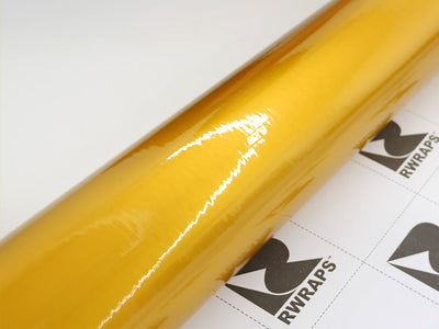 Rwraps Gloss Gold Metallic Vinyl Film~Rwraps Gloss Gold Metallic Vinyl Film Roll~1