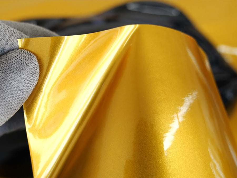 Rwraps Gloss Gold Metallic Vinyl Film~RwrapsGloss Gold Metallic Vinyl Film Wrap~1