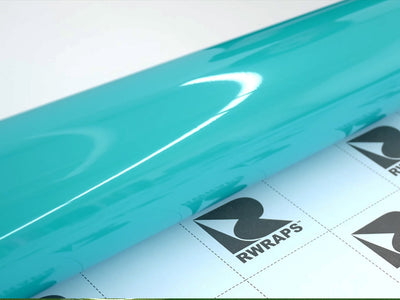 Rwraps Gloss Lake Blue Metallic Vinyl Film~Rwraps Lake Blue Metallic Vinyl Film Roll~1