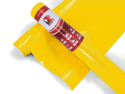 Rwraps Gloss Yellow (Maize) Bathroom Cabinet Wrap Color Film