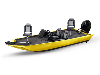 Rwraps Gloss Yellow (Maize) Fish & Ski Boat Do-It-Yourself Wraps