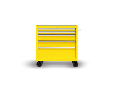 Rwraps Gloss Yellow (Maize) DIY Tool Cabinet Wraps
