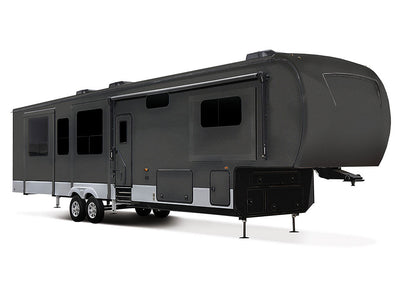 Rwraps Gloss Metallic Black RV Vinyl Wraps