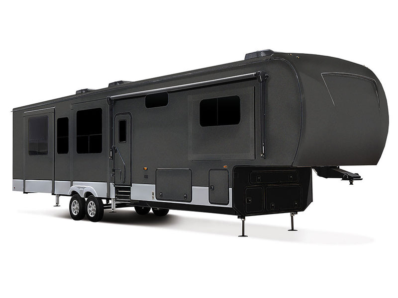 Rwraps Gloss Metallic Black Truck Camper Vinyl Wraps