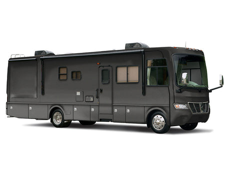 Rwraps Gloss Metallic Black Recreational Vehicle Wraps