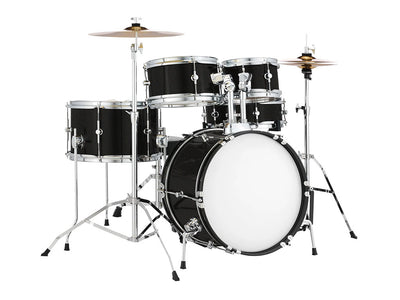 Rwraps™ Gloss Metallic Black Drum Wraps