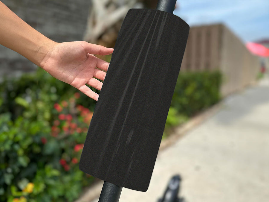 Rwraps Gloss Metallic Black Do-It-Yourself E-Scooter Wraps