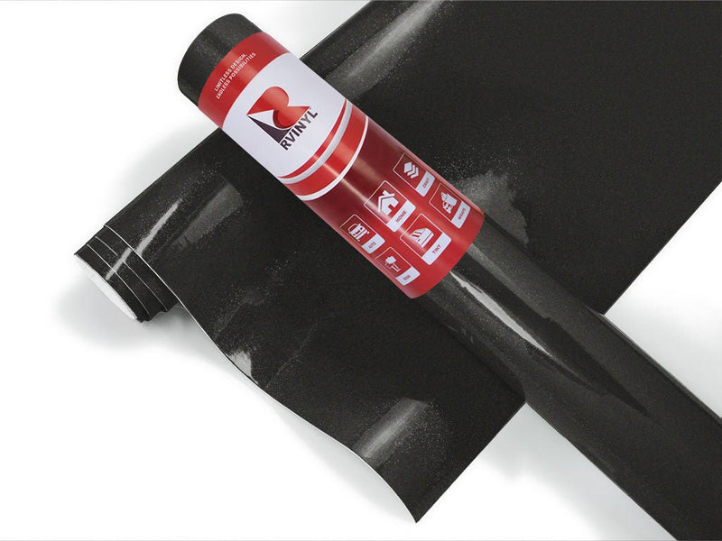 Rwraps Gloss Metallic Black Ranget Wrap Color Film