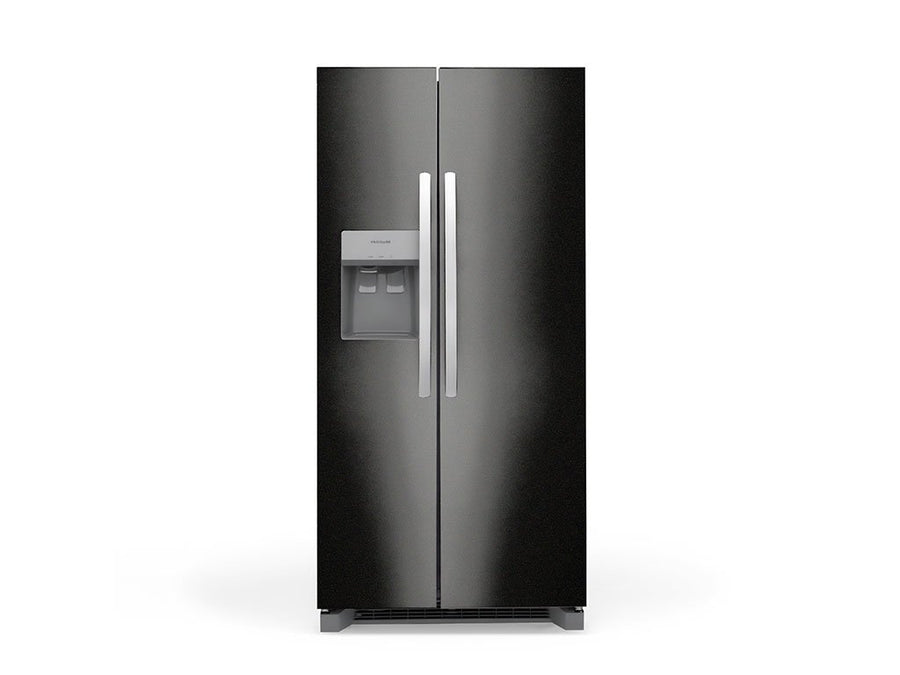 Rwraps™ Gloss Metallic Black Refrigerator Wraps