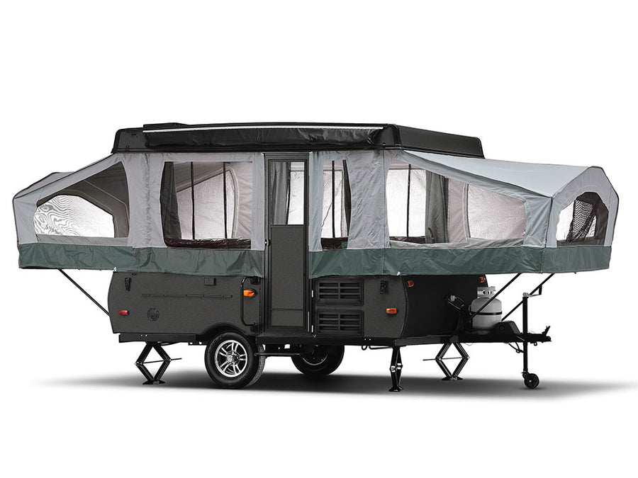 Rwraps Gloss Metallic Black Pop-Up Camper