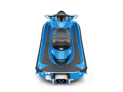 Rwraps Gloss Metallic Blue Jet Ski Vinyl Wraps