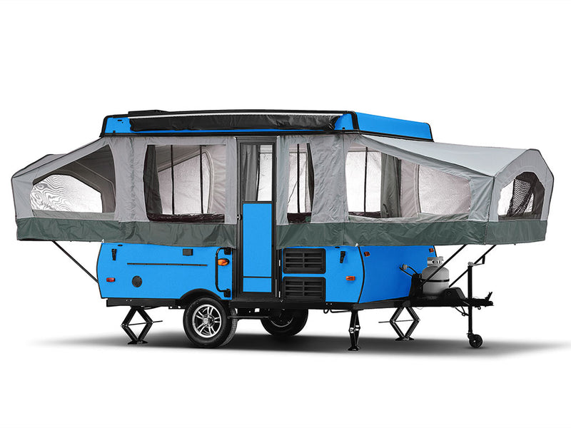 Rwraps Gloss Metallic Blue DIY Truck Camper Wraps