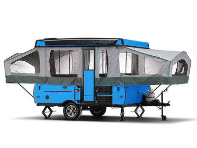 Rwraps Gloss Metallic Blue DIY Truck Camper Wraps