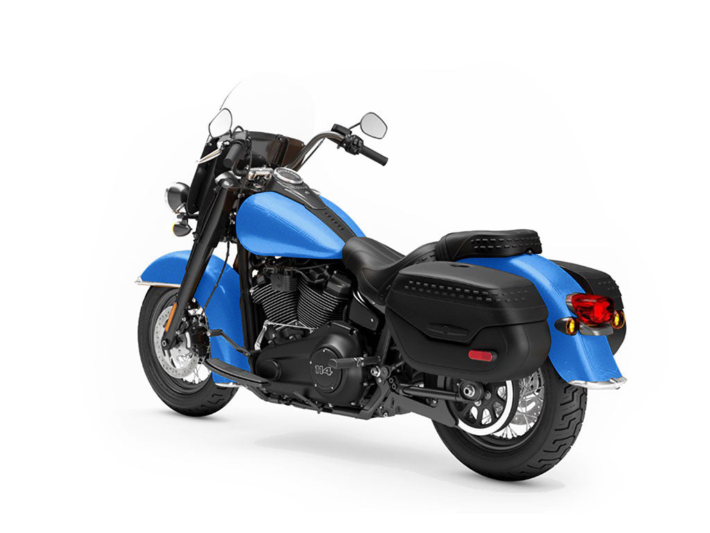 Rwraps™ Gloss Metallic Bright Blue Motorcycle Wraps | Bike Wraps