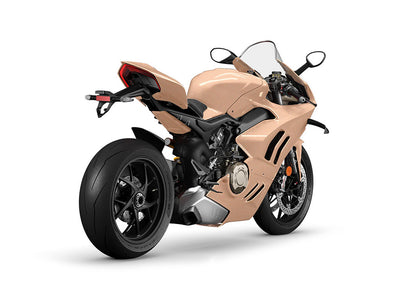 Rwraps Gloss Metallic Champagne Gold DIY Motorcycle Wraps