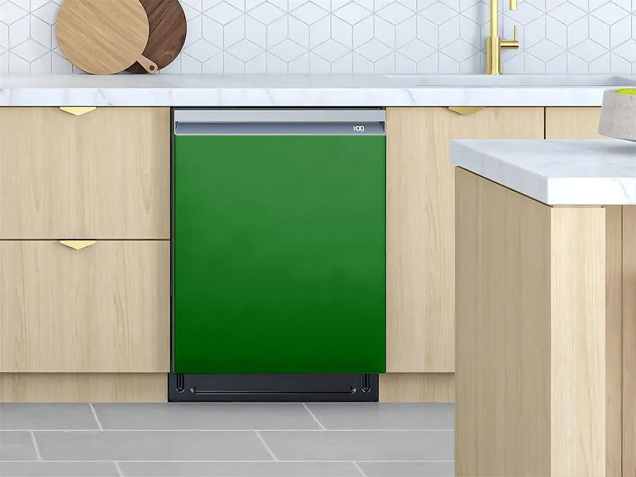 Rwraps™ Gloss Metallic Dark Green Custom Dishwasher Cover